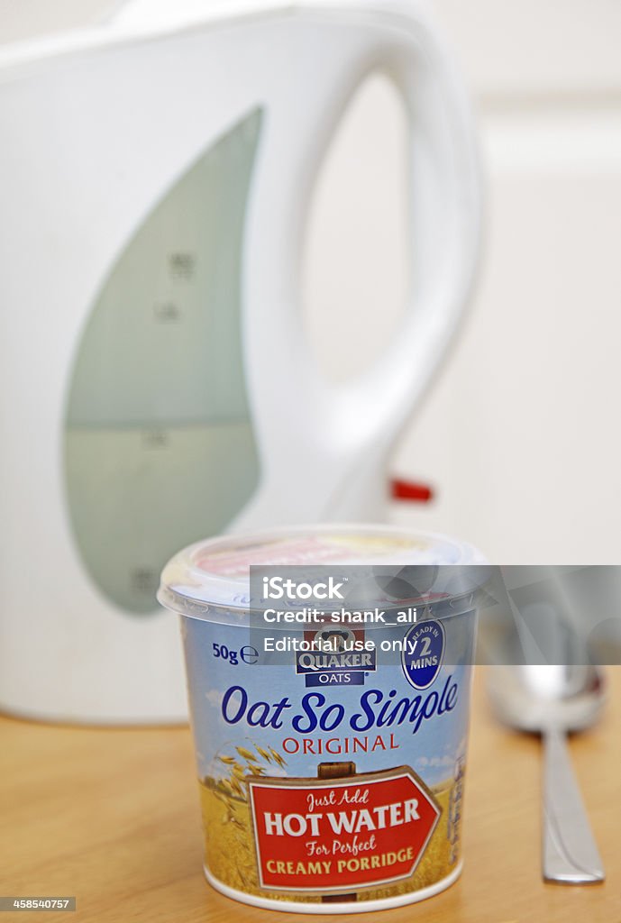 quaker oats porridge - Foto stock royalty-free di Farina d'avena