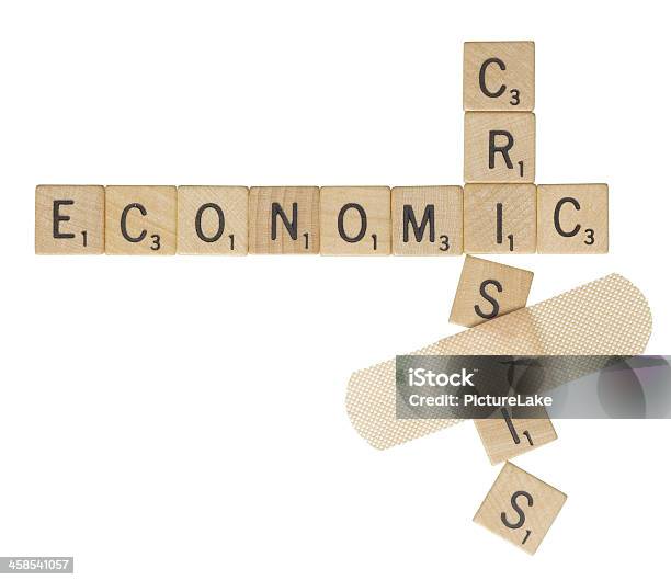 Economic Crisis Bandage Stock Photo - Download Image Now - Adhesive Bandage, Block Shape, Business