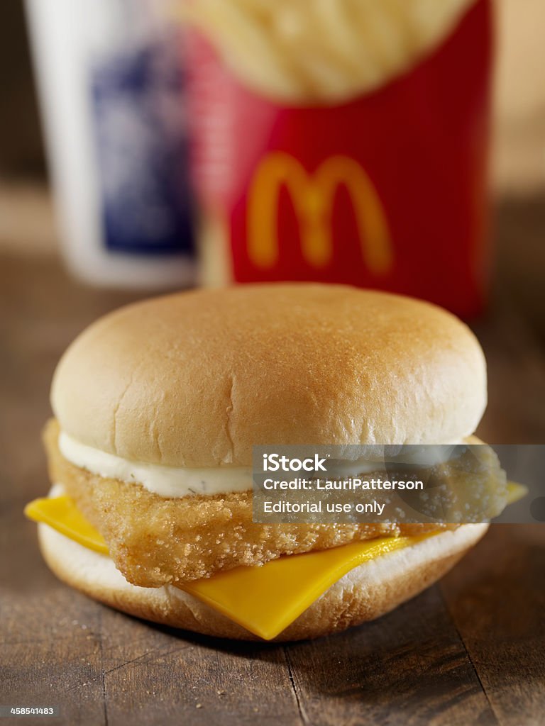 McDonalds の魚の切り身のお食事 - マクドナルドのロイヤリティフリーストックフォト