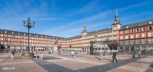 Casa De La Panadería On Plaza Mayor In Madrid Spain Stock Photo - Download Image Now