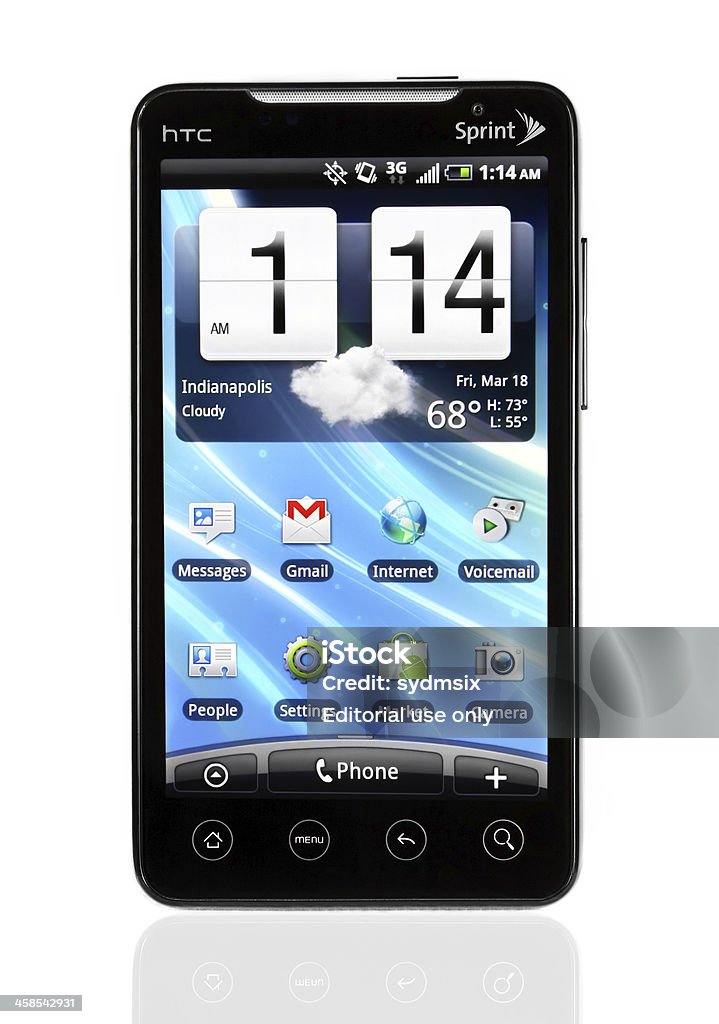 HTC Evo z ekranu głównego - Zbiór zdjęć royalty-free (4G)