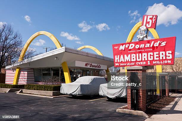 Oryginalne Mcdonalds Franchise - zdjęcia stockowe i więcej obrazów McDonald's - McDonald's, Powrót do retro, Staromodny