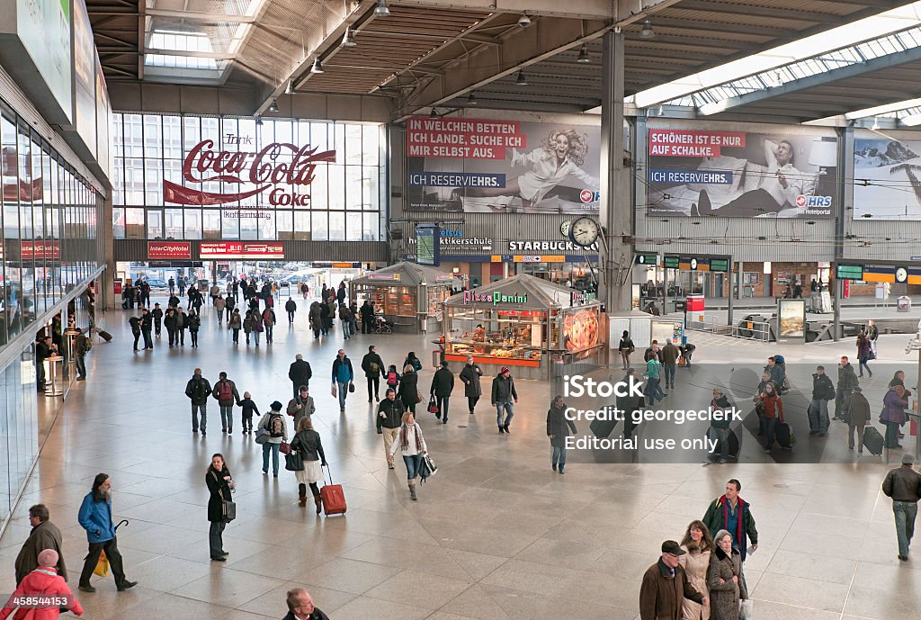 Estação de trem Central de Munique - Foto de stock de Grande royalty-free