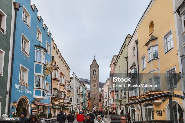 Via Città Nuova Vipiteno Itália - Fotografias de stock e mais imagens de Alto Adige - Alto Adige, Ao Ar Livre, Arquitetura