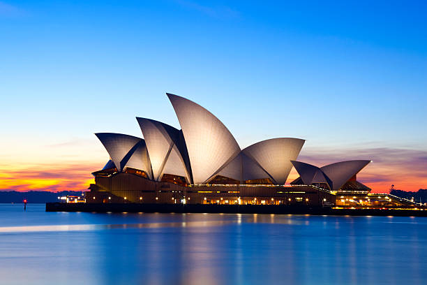 オーストラリアのシドニーオペラハウス - opera house australia sydney australia architecture ストックフォトと画像