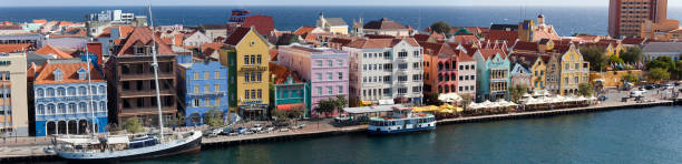 Punda, Willemstad, Curaçao stock photo