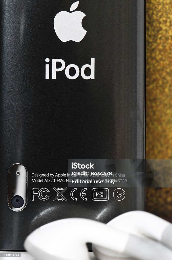 Der Fall von Apple iPod Nano - Lizenzfrei Audiozubehör Stock-Foto