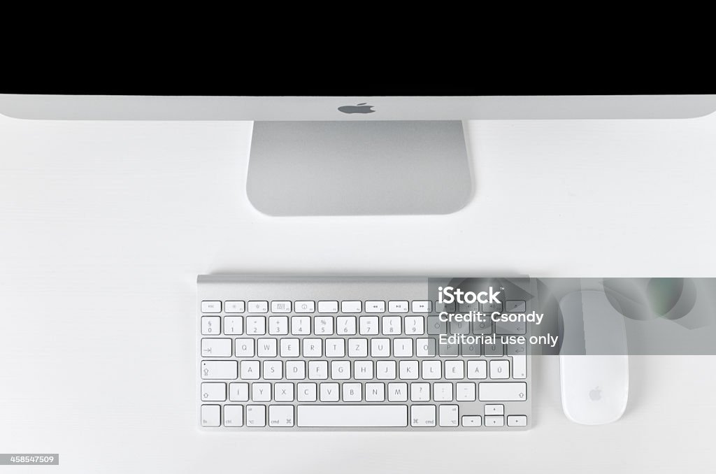 Apple computer - Photo de Blanc libre de droits