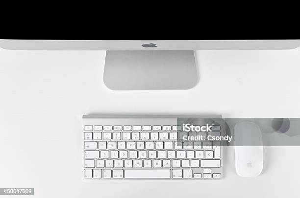 Computador Apple - Fotografias de stock e mais imagens de Branco - Branco, Computador, Computador Pessoal