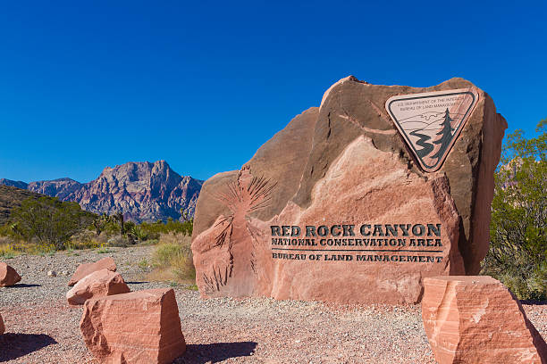 レッドロックキャニオン（ラスベガス） - red rock canyon national conservation area ストックフォトと画像