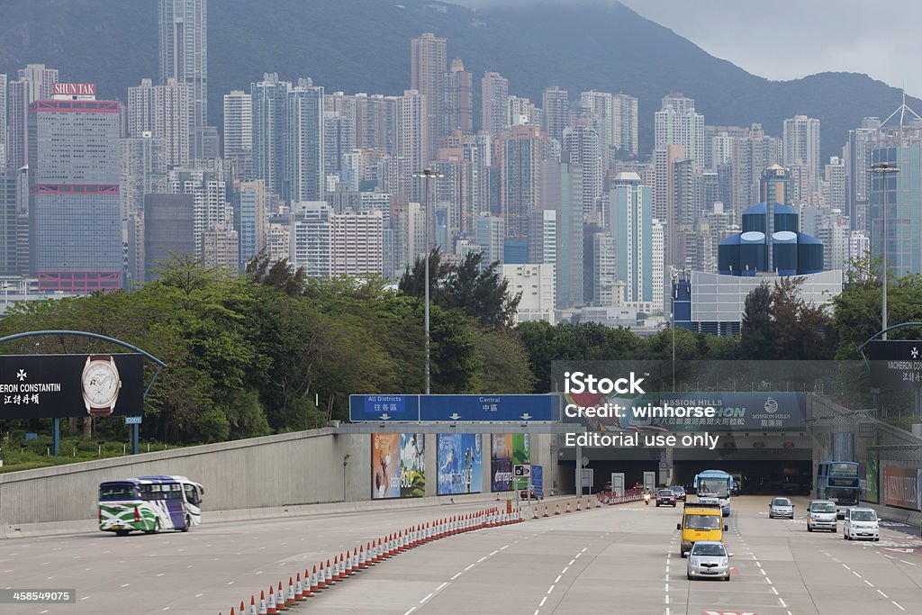 Western Harbour túnel, Hong Kong - Royalty-free Hong Kong Foto de stock