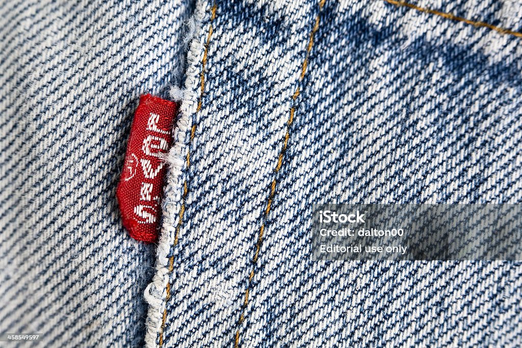 Red Jeans Stock Photo Image Now - Levi's, Jeans, Bib Overalls - iStock