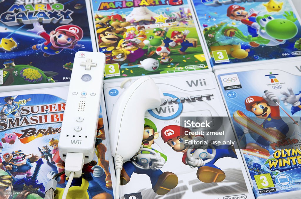 Mario Nintendo Wii - Foto stock royalty-free di Nintendo