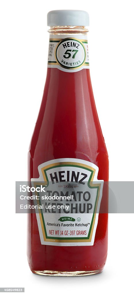 Heinz catchup de tomate - Foto de stock de Garrafa royalty-free