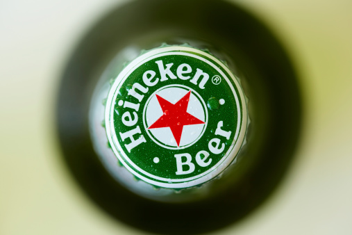 Stamford, CT, USA. July 5th, 2011. Heineken is brewed by Heineken N.V., Amterdam and imported to the US by Heineken USA.