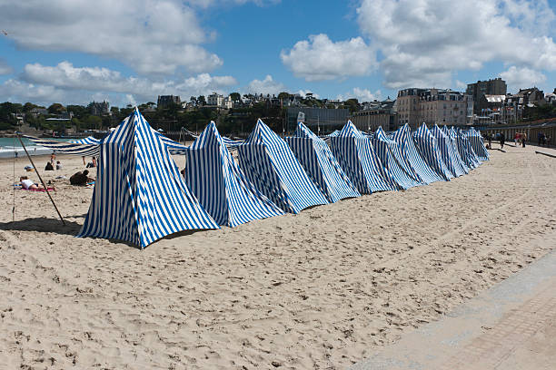 Dinard - The Beach of Elegance stock photo