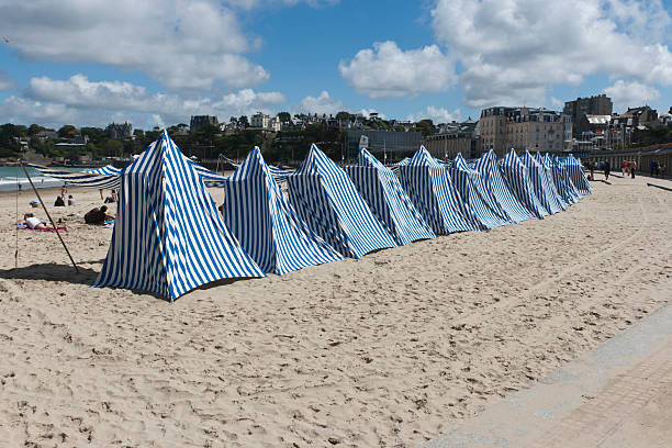 dinard-a praia de elegância - villa summer rock sand - fotografias e filmes do acervo