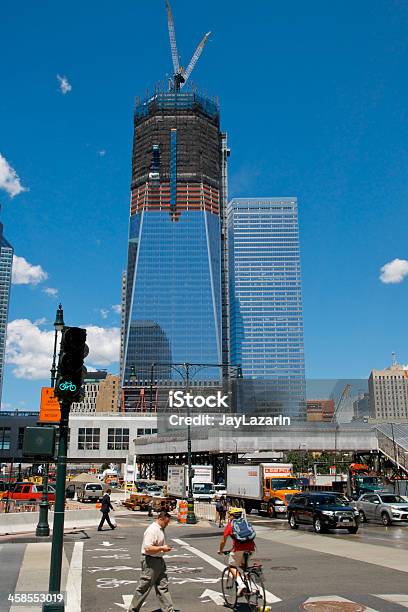 World Trade Center Torre No1 Crescendo Cidade De Nova Iorque - Fotografias de stock e mais imagens de Alto - Descrição Física