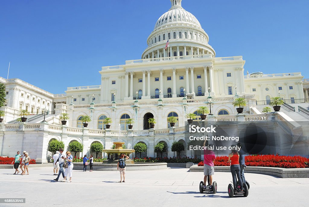 Segway les touristes à proximité du Capitole de Washington, D.C., États-Unis - Photo de Activité libre de droits