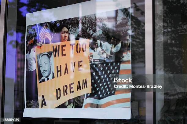 I Have A Dream Reflexion Stock Photo - Download Image Now - Martin Luther King Jr., Protest, Black History in the US