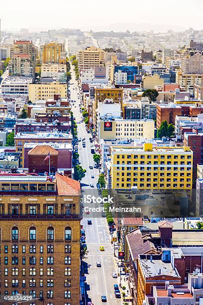 Photo libre de droit de Streetview À San Francisco banque d'images et plus d'images libres de droit de Affluence - Affluence, Architecture, Bâtiment vu de l'extérieur