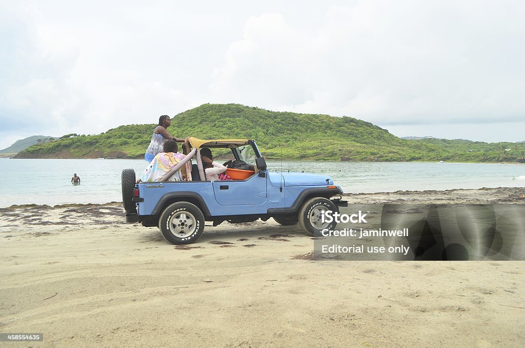 Jeep Wrangler On Beach Stock Photo - Download Image Now - 4x4, Off-Road  Vehicle, Caribbean Sea - iStock