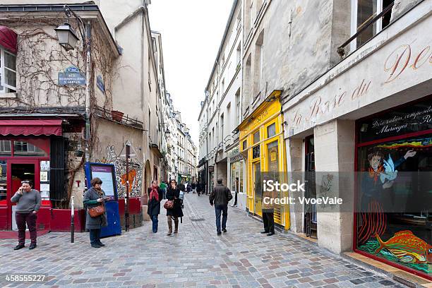 Jewish Quarter Of Le Marais In Paris France Stock Photo - Download Image Now - Jewish Quarter - Paris, The Marais, Community