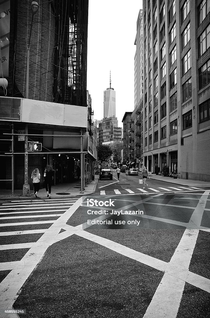 Fußgänger, ein WTC Stadt, SoHo, Manhattan, NYC - Lizenzfrei Aktivitäten und Sport Stock-Foto