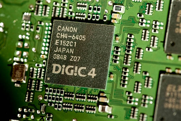 digic 4 canon procesador - 720p fotografías e imágenes de stock