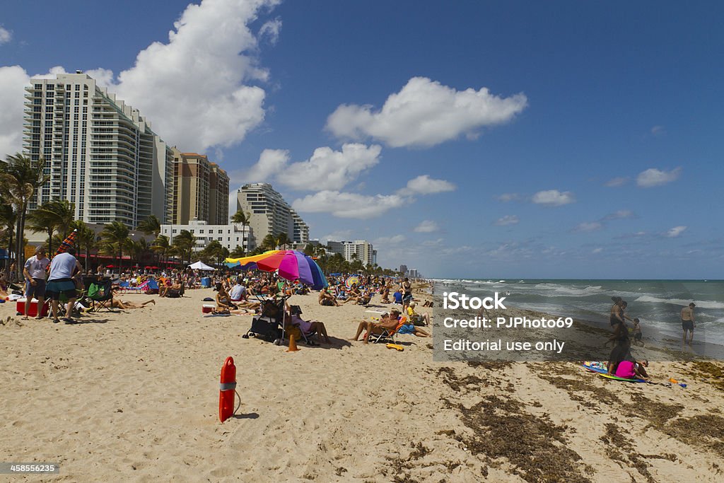 Fort Lauderdale-a praia - Foto de stock de Andar royalty-free