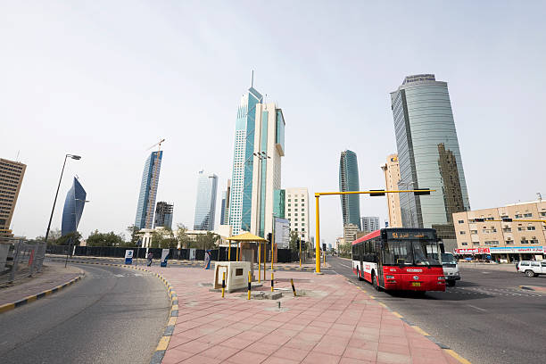 Kuwait skyline stock photo