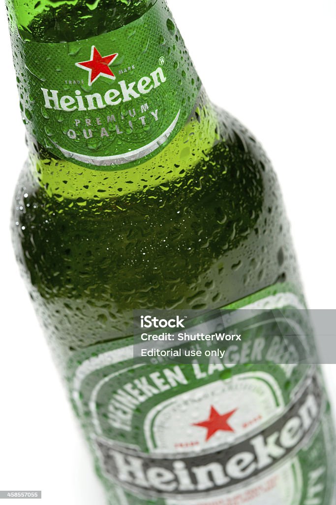 Cerveja Heineken - Royalty-free Alimentação Não-saudável Foto de stock
