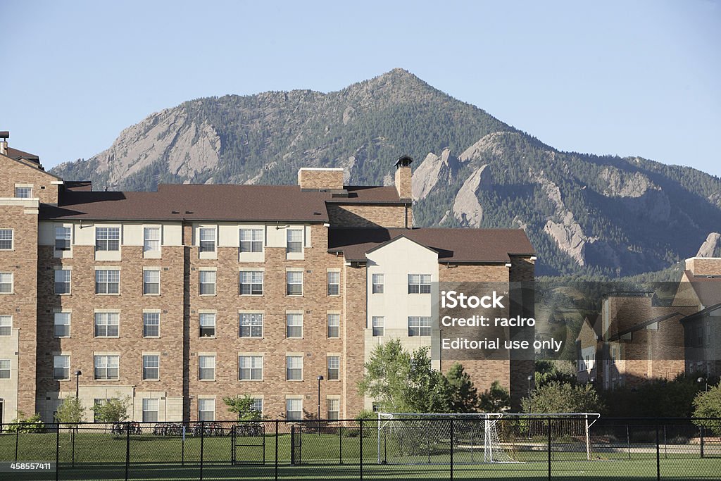 Университет студентов, размещения Боулдер-Колорадо - Стоковые фото University of Colorado роялти-фри