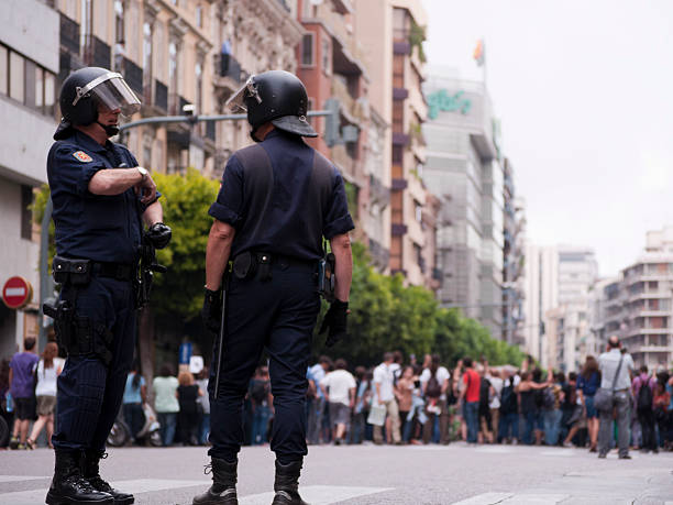 policja w przodu demonstracyjne - arab spring obrazy zdjęcia i obrazy z banku zdjęć