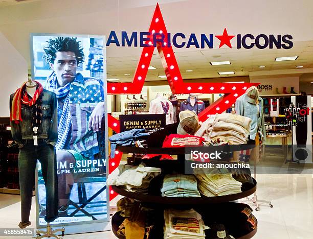 Window Display In A Clothing Store Stock Photo - Download Image Now - Macy's, American Culture, Casual Clothing