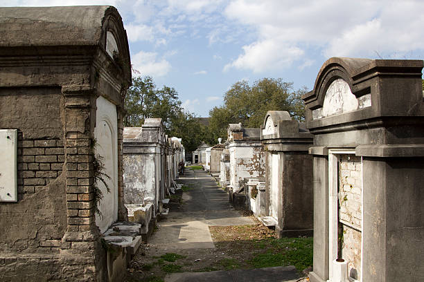 New Orleans Cemetery stock photo