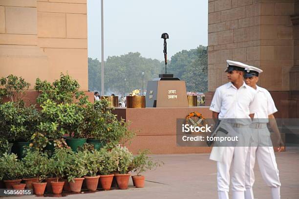 Tomb Of The Unknown Soldier New Delhi India Stock Photo - Download Image Now - Adult, Asia, Capital Cities