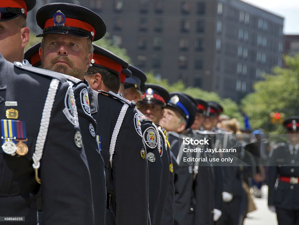 Toronto Policeman w NYPD Memorial ceremony, września 2009 r., Nowy Jork - Zbiór zdjęć royalty-free (11 wrzesień 2001 r.)