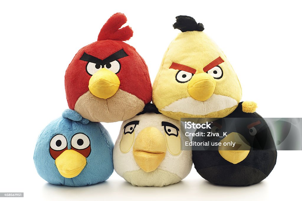 Angry Birds Plush Toys Stock Photo - Download Image Now - Angry Birds -  Game, Animal, Bird - iStock