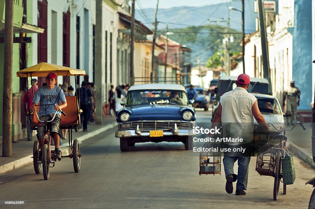 Street von Trinidad und Cuba - Lizenzfrei Architektur Stock-Foto