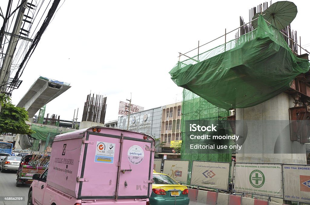 Tren aéreo son de construcción - Foto de stock de Acero libre de derechos