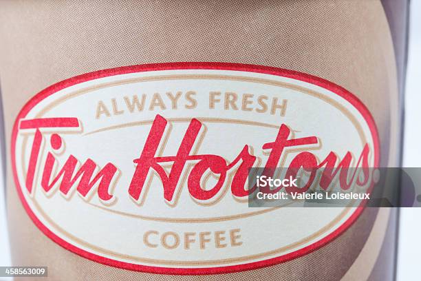 Tim Hortons 로고 Tim Hortons에 대한 스톡 사진 및 기타 이미지 - Tim Hortons, 커피-마실 것, 0명