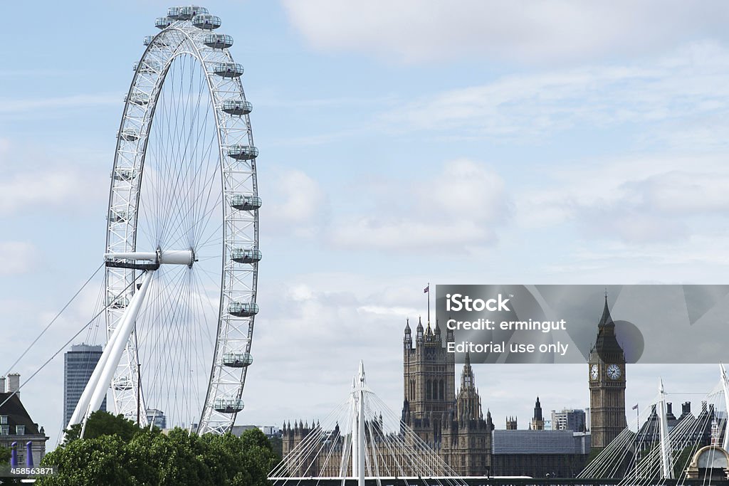 ロンドンの目と国会議事堂 - 21世紀のロイヤリティフリーストックフォト