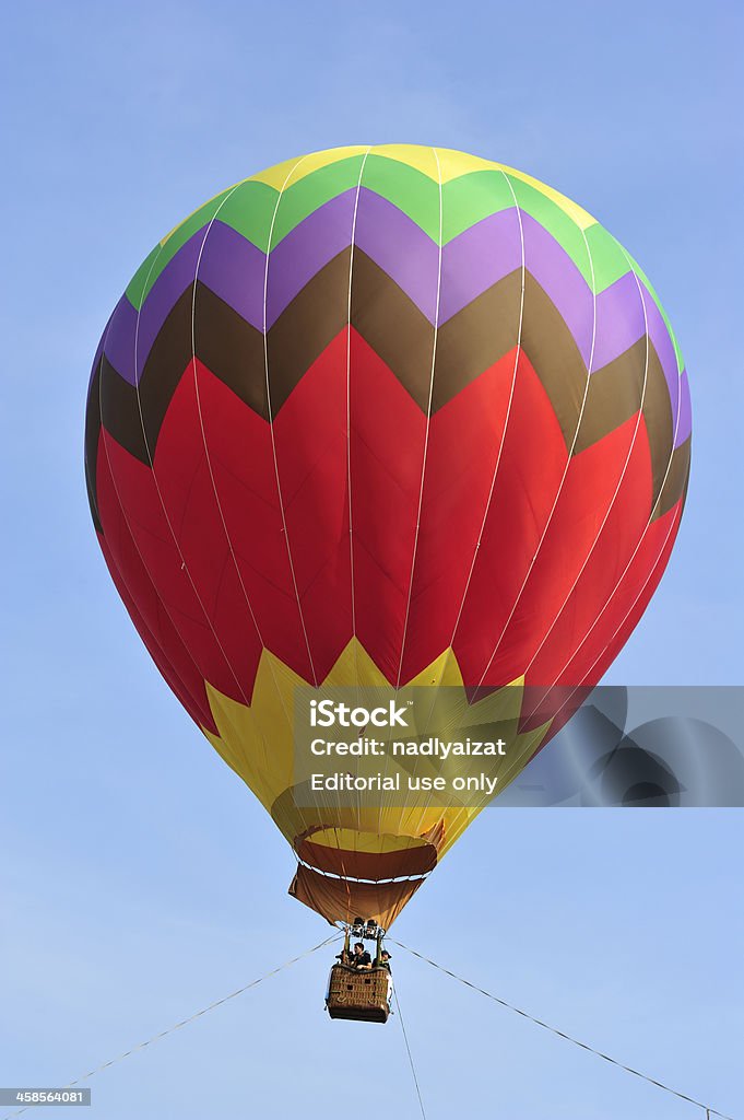 5 th Putrajaya International Hot Air Balloon Fiesta 2013 - Foto stock royalty-free di Blu