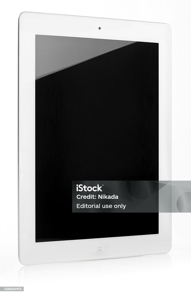 Branco de Apple iPad 2 - Foto de stock de .com royalty-free