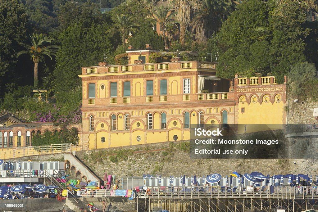 Rapallo sulla Riviera di Levante, Italia - Foto stock royalty-free di Albergo