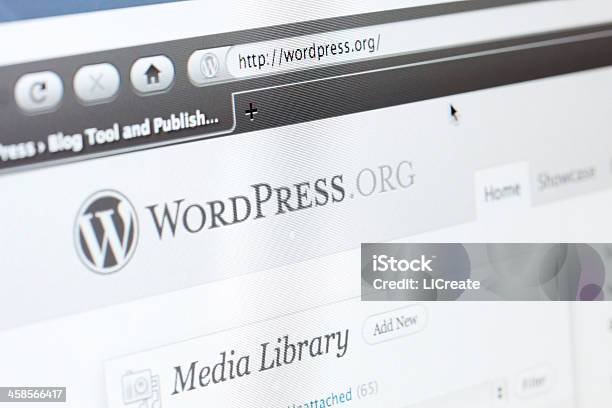 Strony Internetowe Wordpress - zdjęcia stockowe i więcej obrazów WordPress - WordPress, Blogować, Strona internetowa