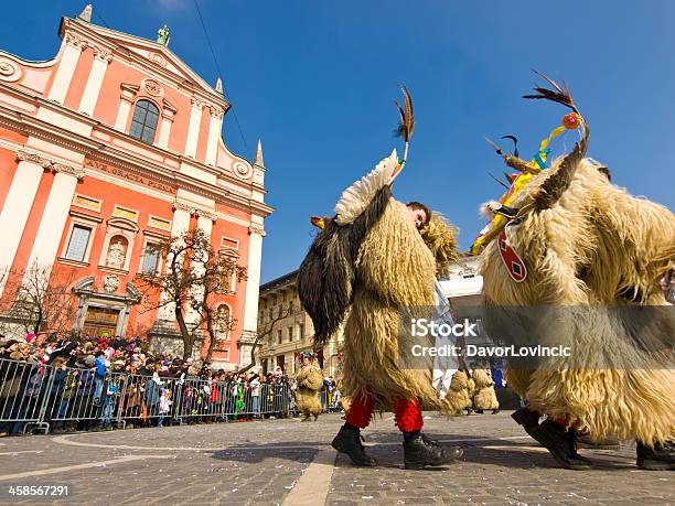 Kurents In Ljubljana Stock Photo - Download Image Now - Ljubljana, Carnival - Celebration Event, Traditional Festival