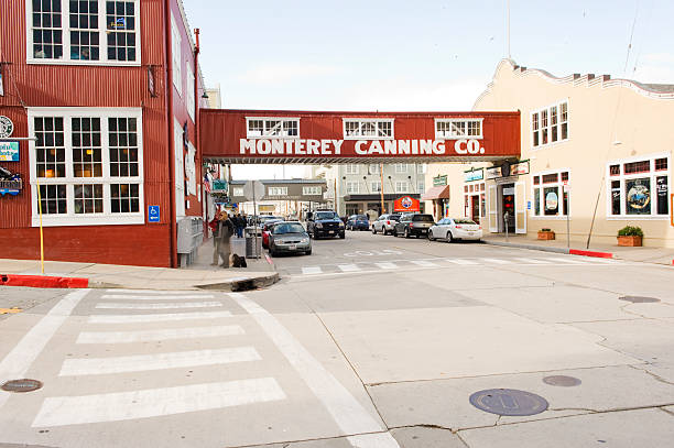 cannery row in monterey - monterey california monterey county cannery row stock-fotos und bilder