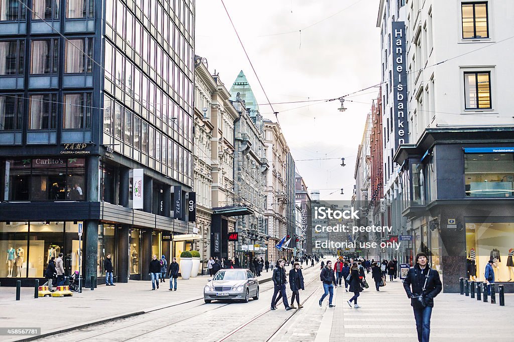 Calles de Helsinki. - Foto de stock de Andar libre de derechos